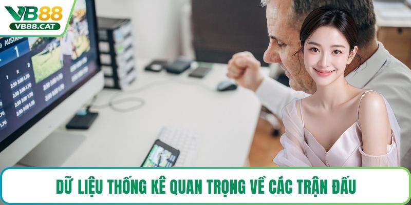 Dữ liệu thống kê quan trọng về các trận đấu