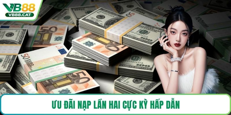 Ưu đãi nạp lần hai cực kỳ hấp dẫn