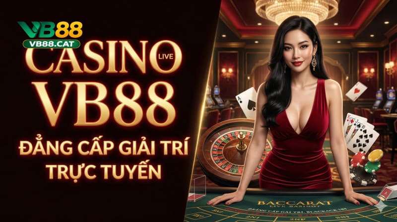 Casino VB88 đẳng cấp với bàn live sắc nét